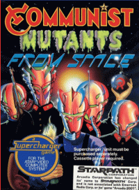 Communist Mutants from Space Atari 2600  box art